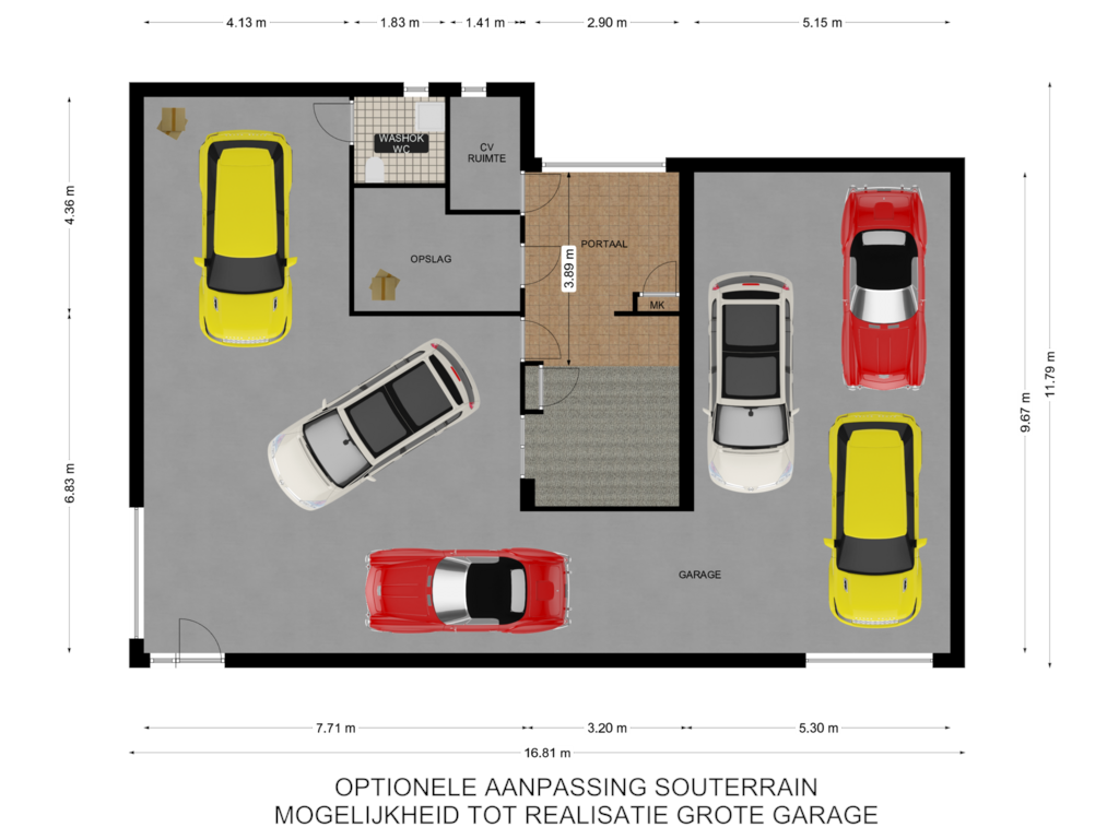 Bekijk plattegrond van Souterrain (alternatief) van Valkenburgerweg 69