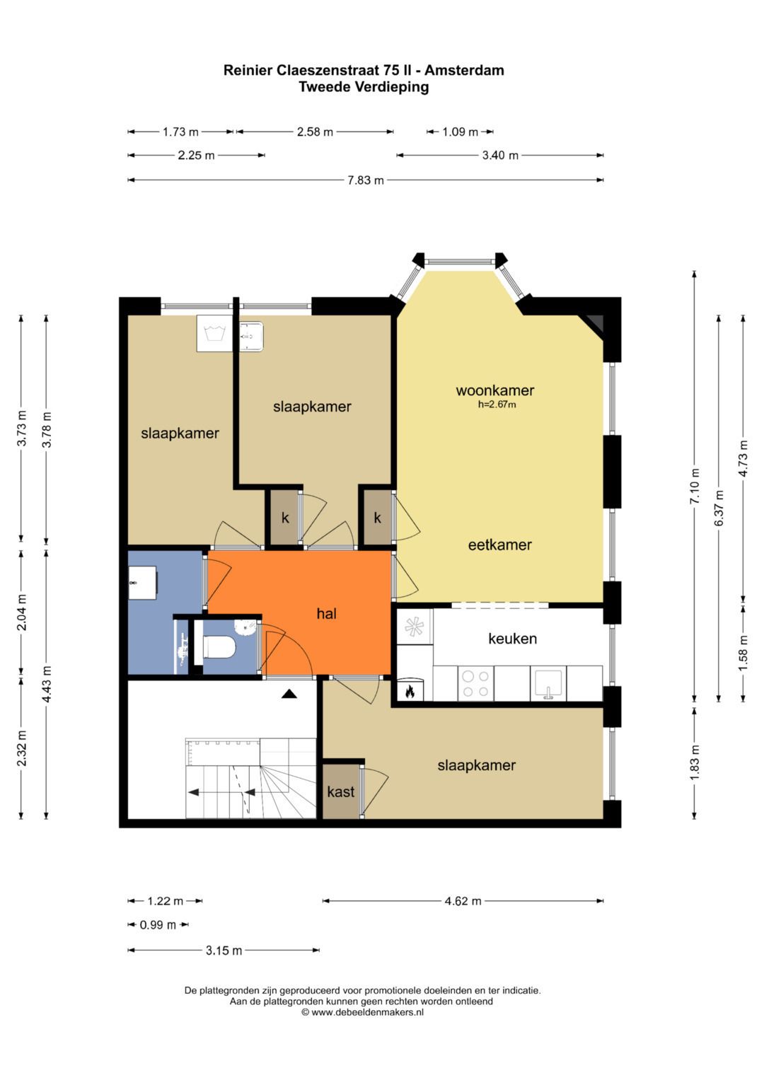 Foto 18 van Reinier Claeszenstraat 75-2