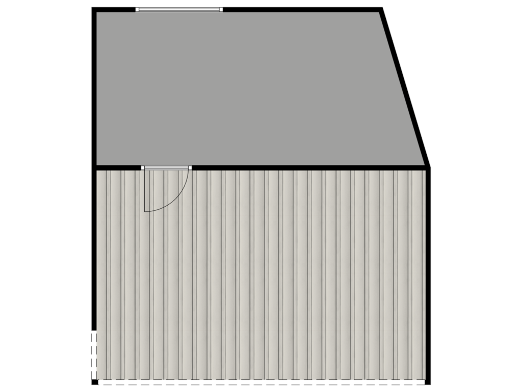 View floorplan of Berging of Stationsweg 2-A