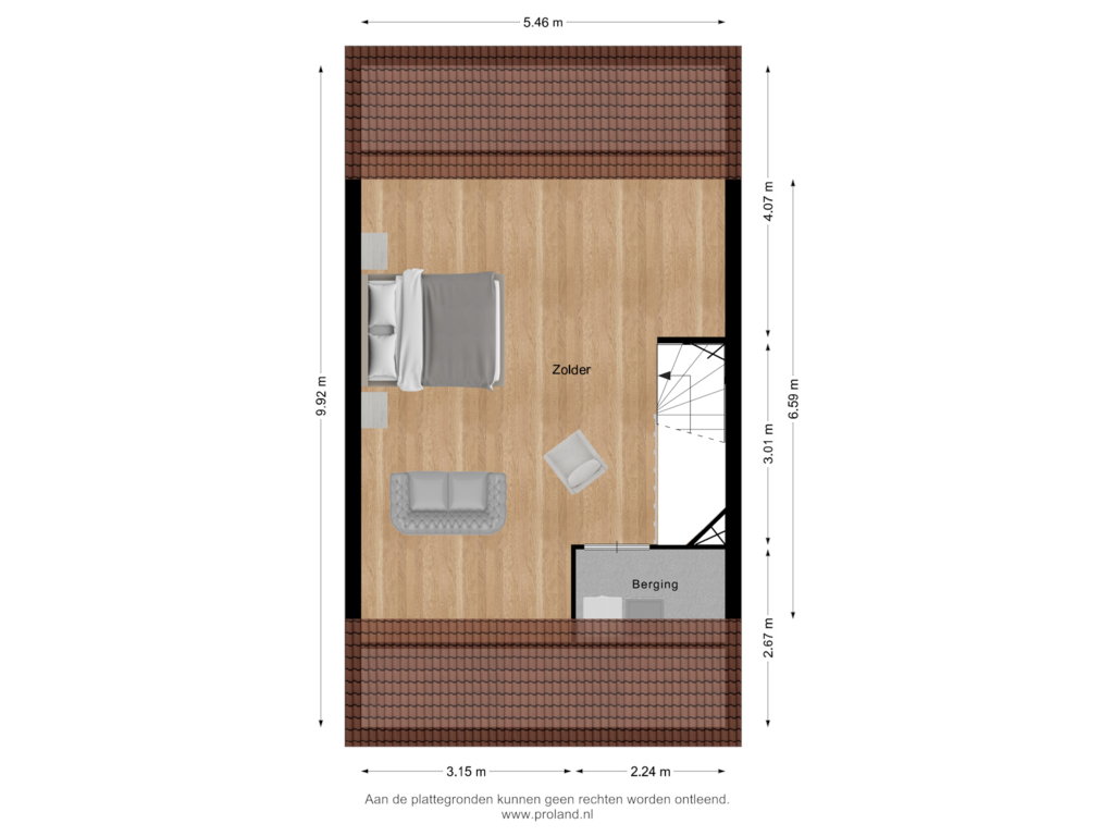 View floorplan of 2e Verdieping of Duinbeek 3