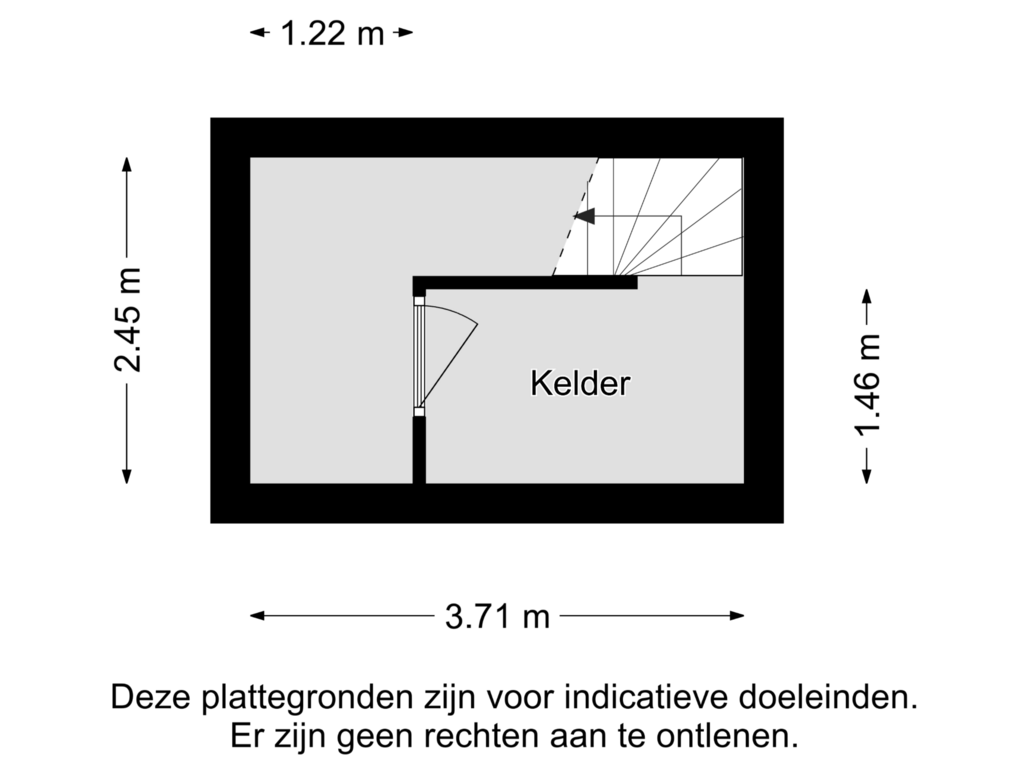 View floorplan of KELDER 2: 2E WONING/KANTOOR of Westervelden 1