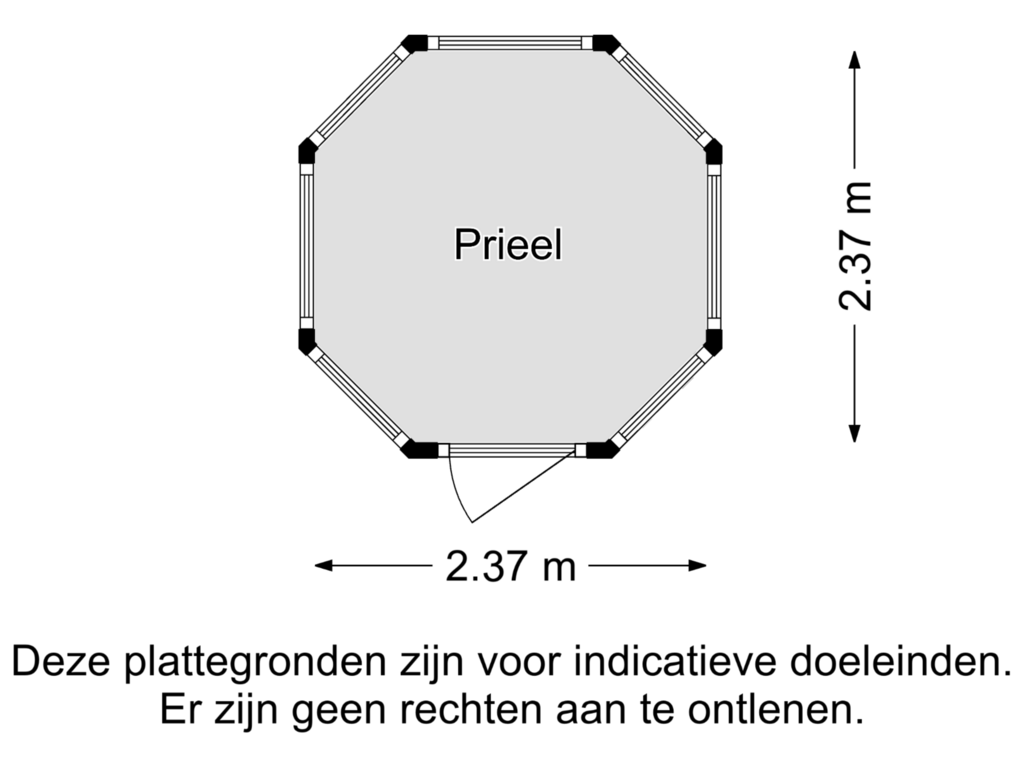 View floorplan of TUINPRIEEL of Westervelden 1