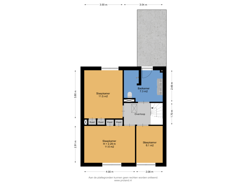 Bekijk plattegrond van 1e Verdieping van Prins Willem-Alexanderstraat 31