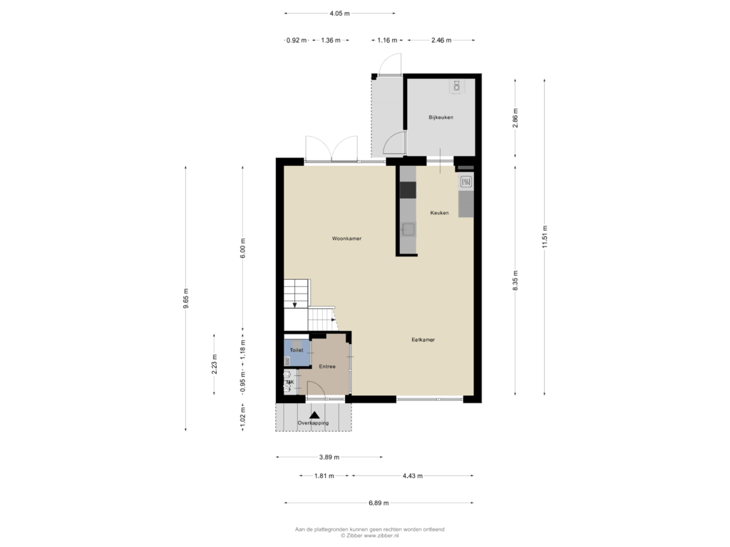 Bekijk plattegrond van Begane Grond van Grasvink 5