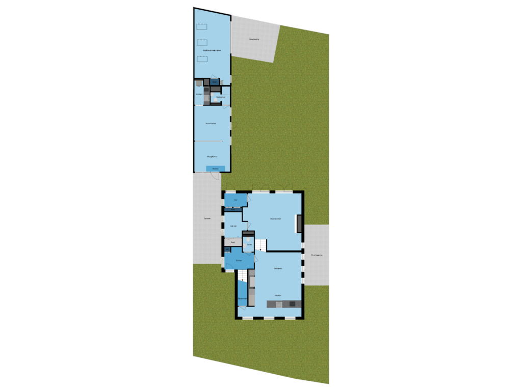 View floorplan of Begane grond met tuin of Schadewijkstraat 29