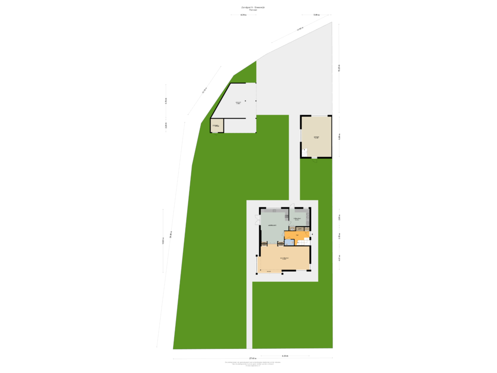 Bekijk plattegrond van PERCEEL van Zandpad 9