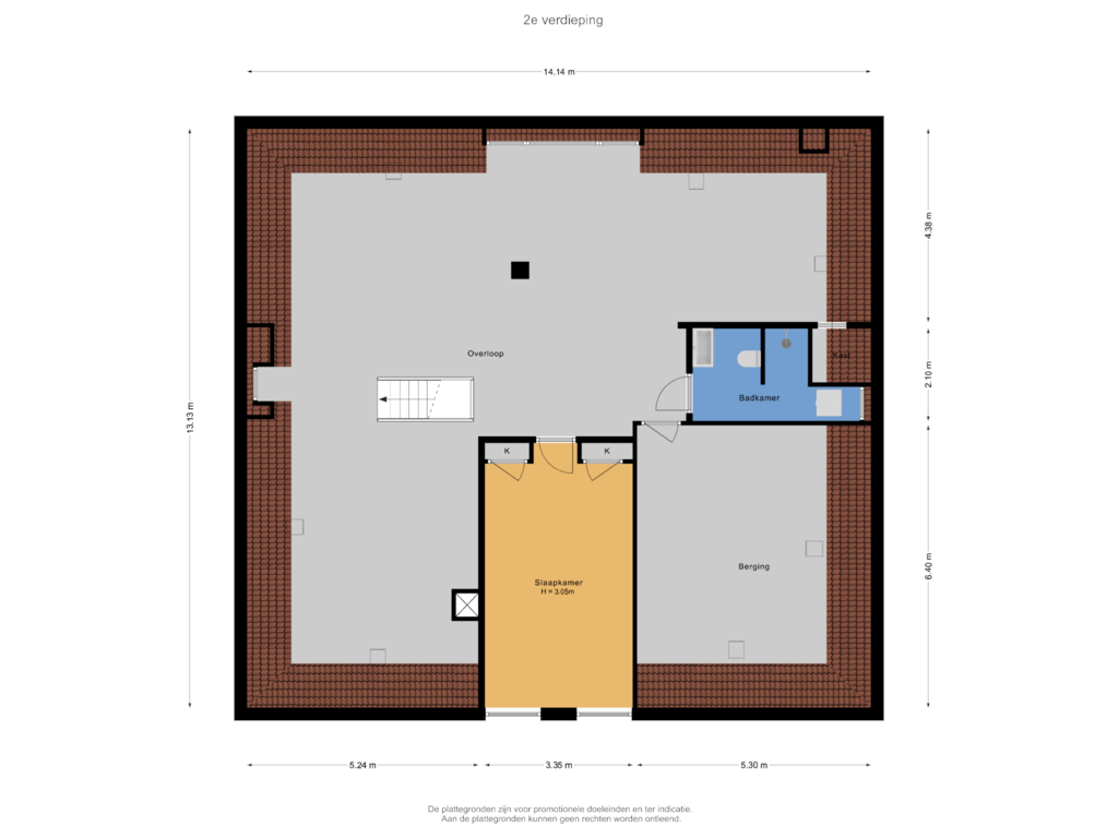 Bekijk plattegrond van 2e verdieping van Zutphensestraat 87