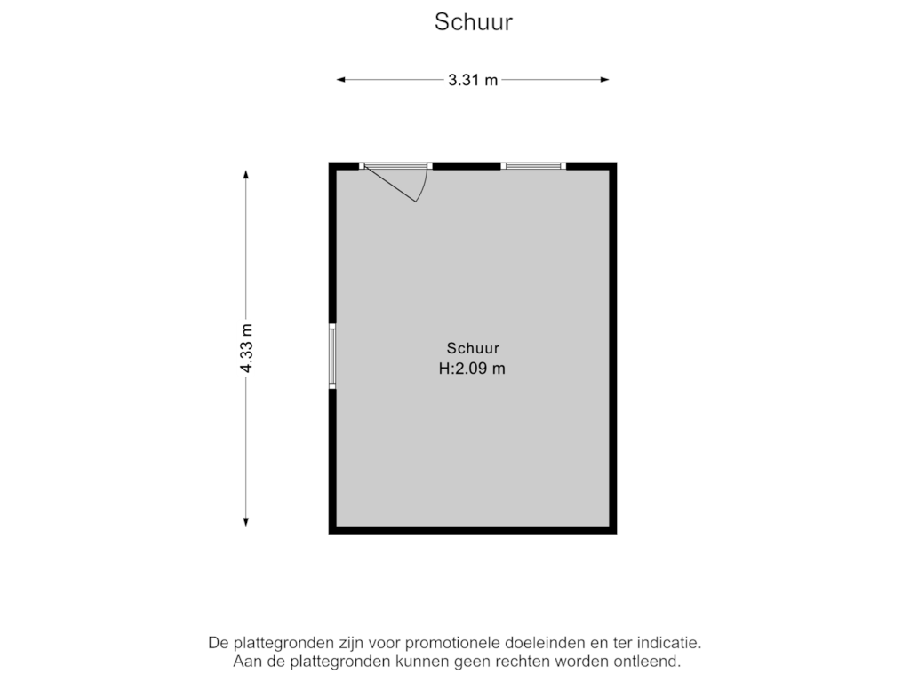 Bekijk plattegrond van Schuur van Zutphensestraat 87