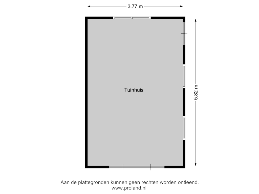 Bekijk plattegrond van Tuinhuis van Wolddijk 2