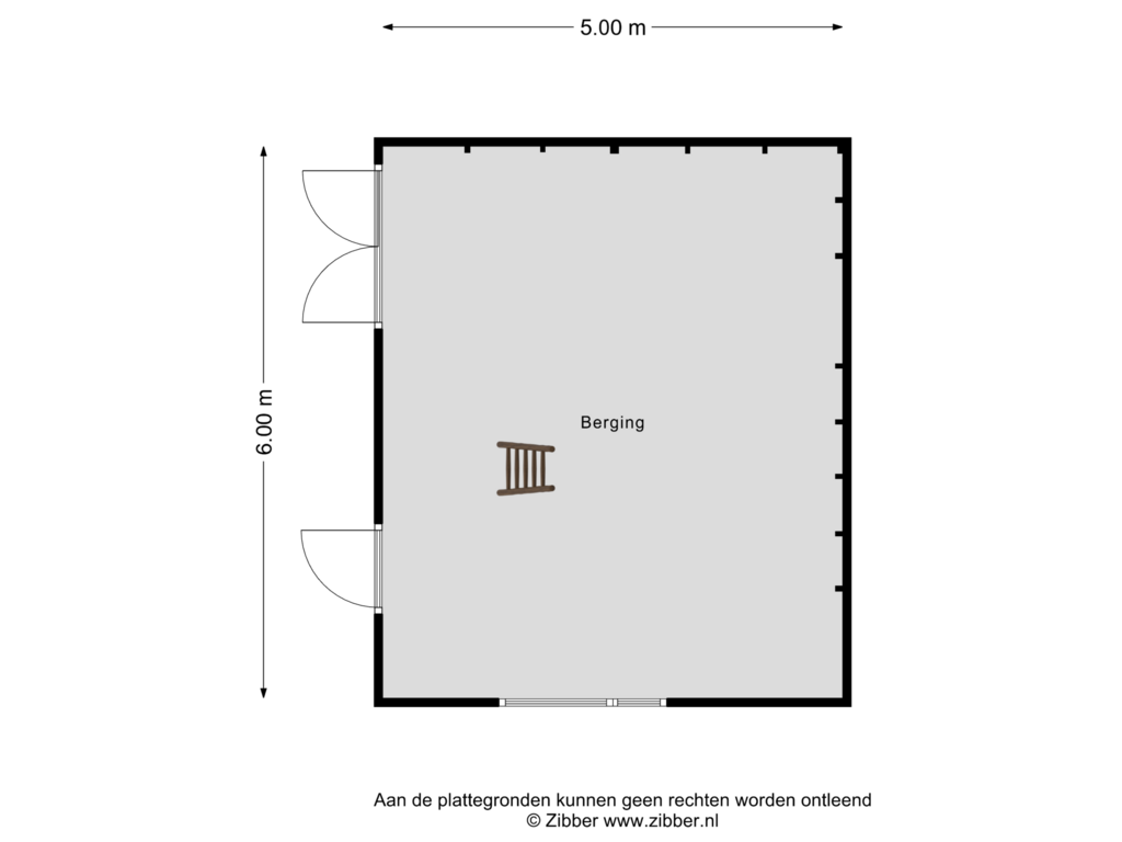 View floorplan of Berging of Reigerlaan 2