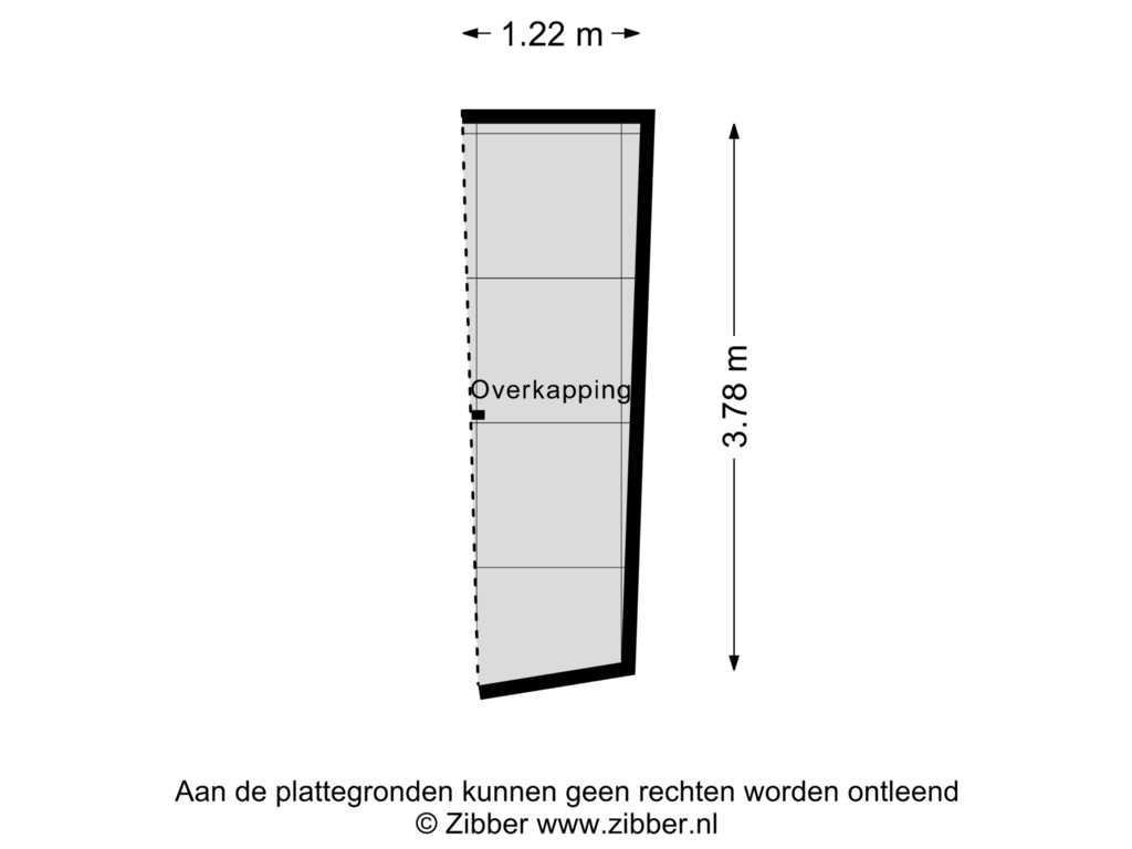 View floorplan of Overkapping of Reigerlaan 2