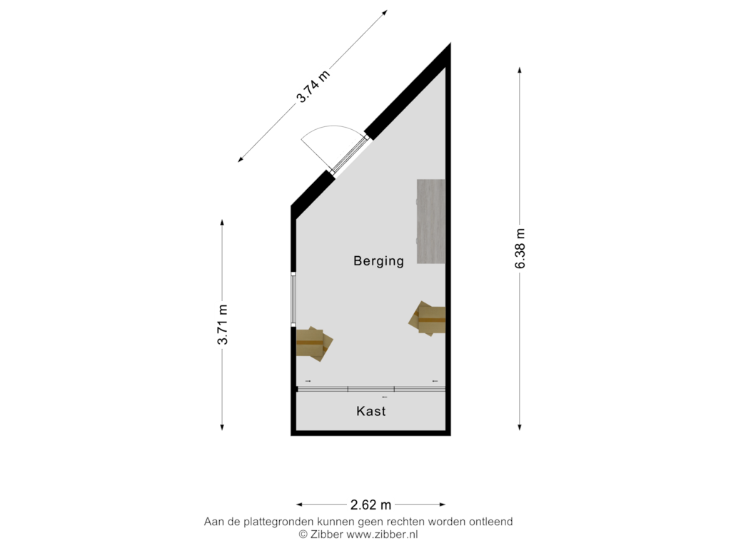 Bekijk plattegrond van Berging van Oldengaarde 7