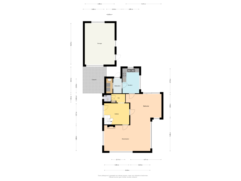 Bekijk plattegrond van Begane Grond van Roerdomplaan 39