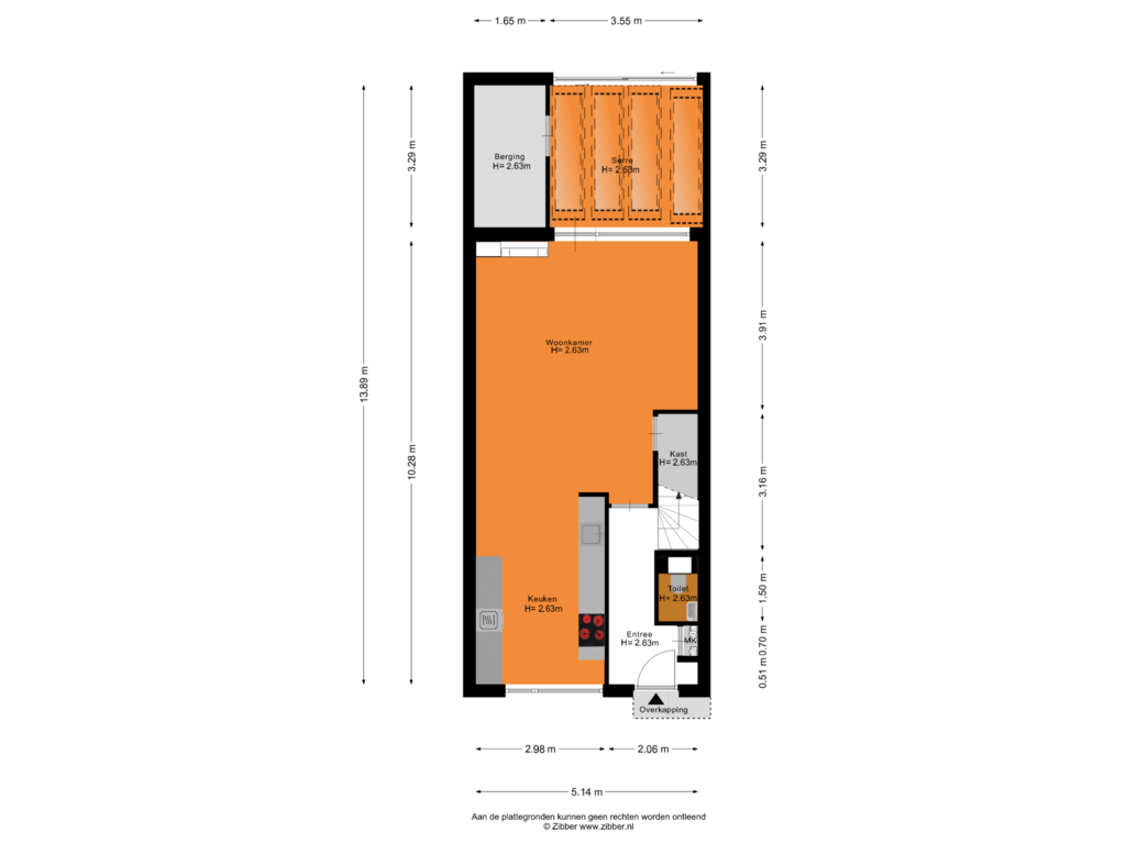 Bekijk plattegrond van Begane Grond van Anderiesenstraat 8