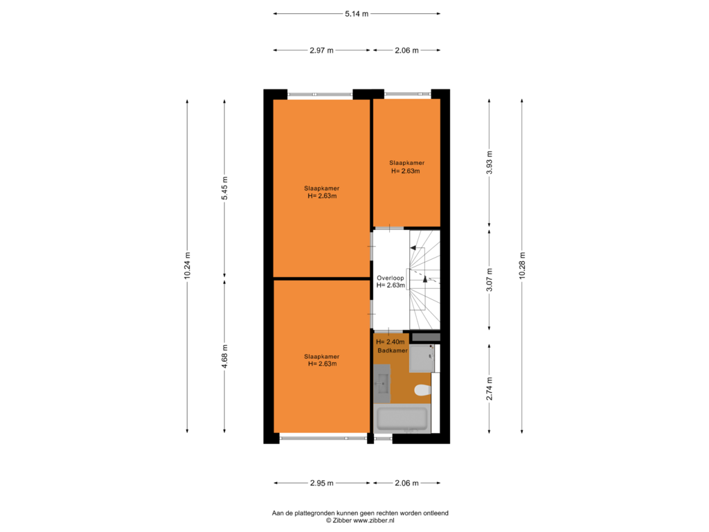 Bekijk plattegrond van Eerste Verdieping van Anderiesenstraat 8