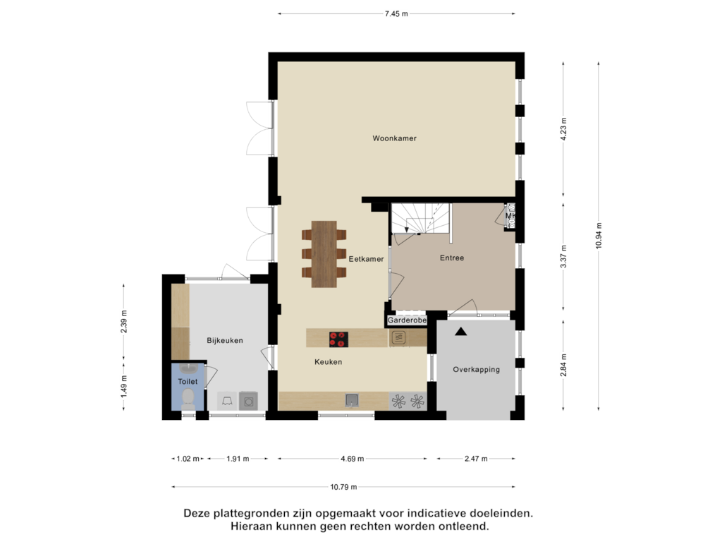 Bekijk plattegrond van Begane Grond van Nijverheidsweg 1