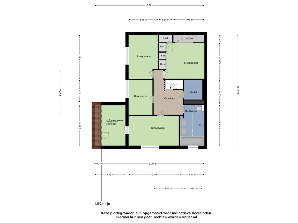 Bekijk plattegrond van Eerste Verdieping van Nijverheidsweg 1