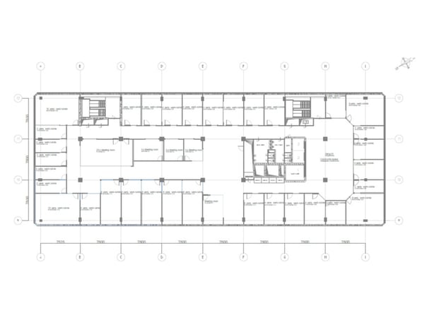 PLattegrond zesde verdieping