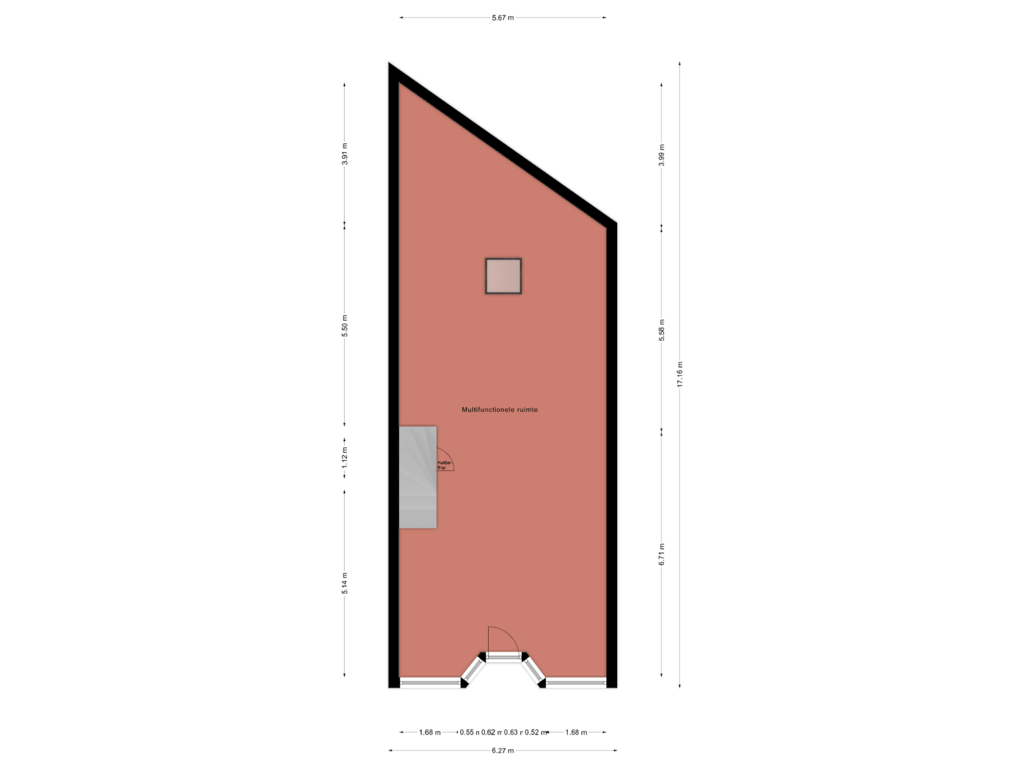 Bekijk plattegrond van Begane grond van Kouvenderstraat 211