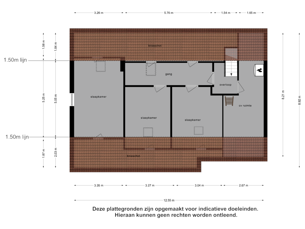 Bekijk plattegrond van Eerste Verdieping van Neerbroek 4-A