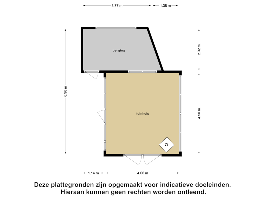 Bekijk plattegrond van Tuinhuis van Neerbroek 4-A