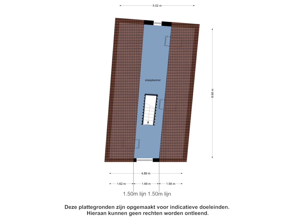 Bekijk plattegrond van Tweede Verdieping van Oude Haven 5