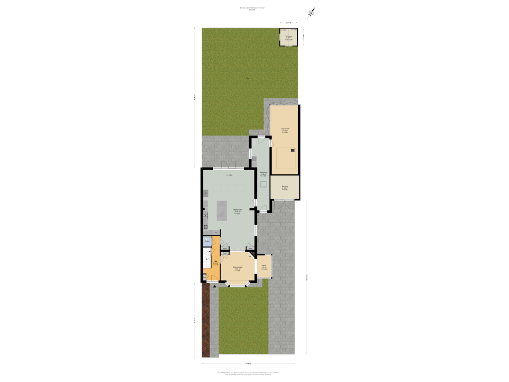 View floorplan of Situatie of Amalia van Solmslaan 17