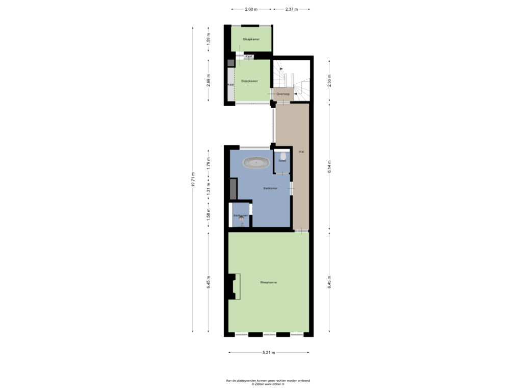 View floorplan of Eerste verdieping of Keizersgracht 282