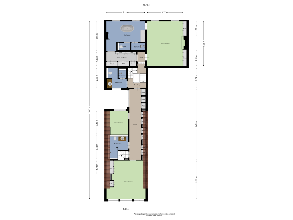 View floorplan of Tweede Verdieping of Keizersgracht 282