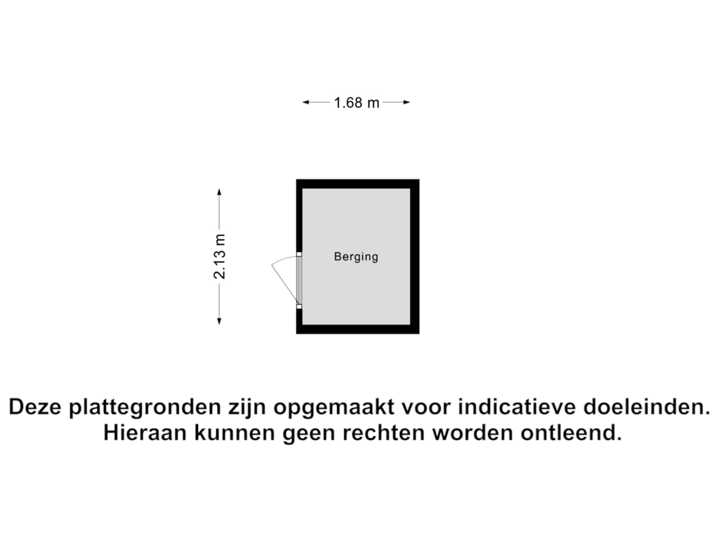 View floorplan of Berging of Steentijdsingel 89