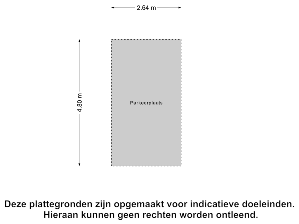 View floorplan of Parkeerplaats of Steentijdsingel 89