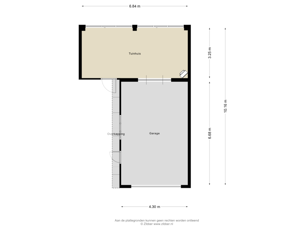 Bekijk plattegrond van Garage van Oldenzaalsestraat 1053