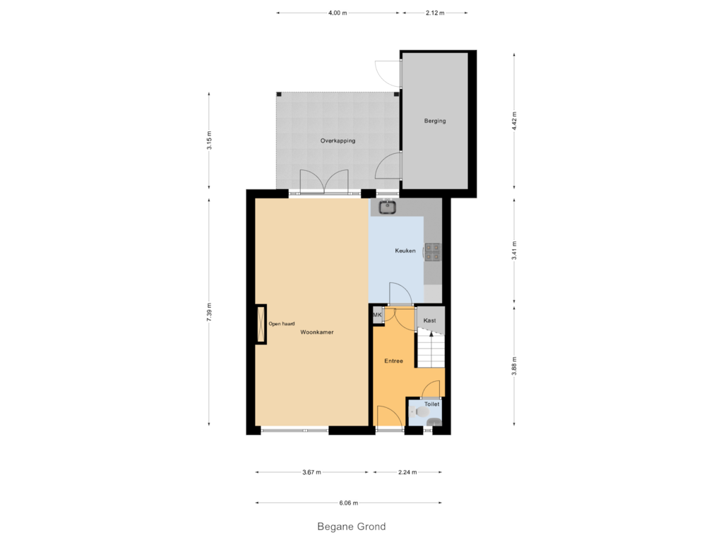 Bekijk plattegrond van Begane Grond van Learmole 12