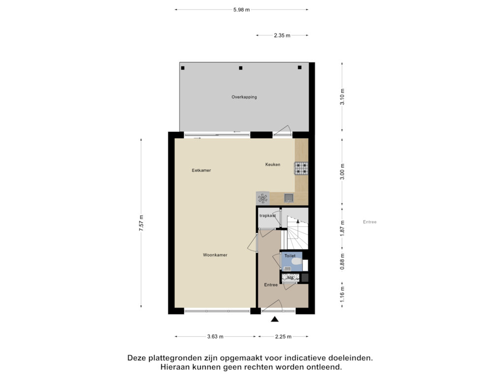 Bekijk plattegrond van Begane Grond van Prinses Beatrixstraat 65