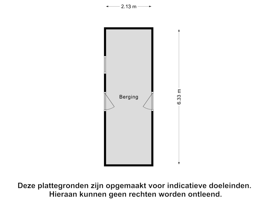 Bekijk plattegrond van Berging van Prinses Beatrixstraat 65