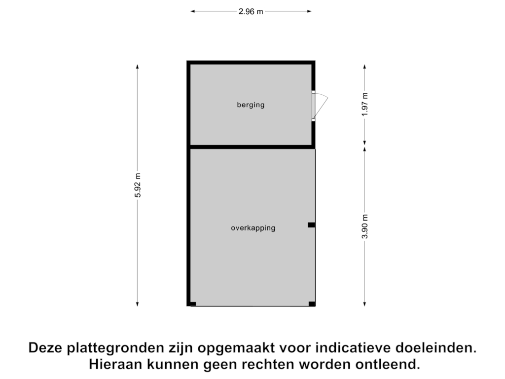 Bekijk plattegrond van Berging van Lewestraat 49