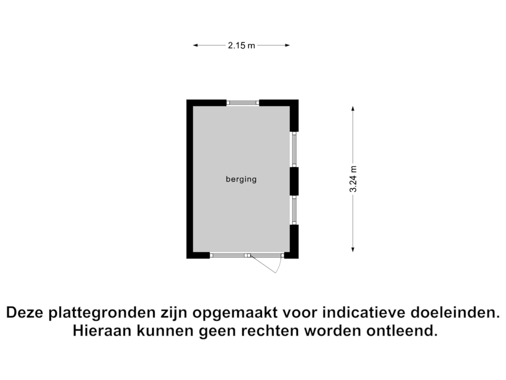 Bekijk plattegrond van Berging van Lewestraat 49