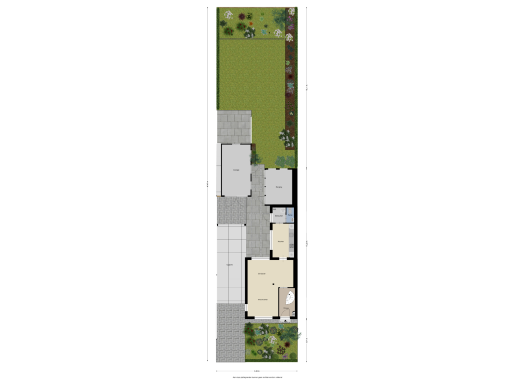 Bekijk plattegrond van Begane grond Tuin van Kalksheuvel 19