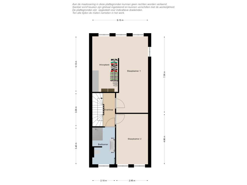 Bekijk plattegrond van 1e verdieping van Kastanjelaan 27