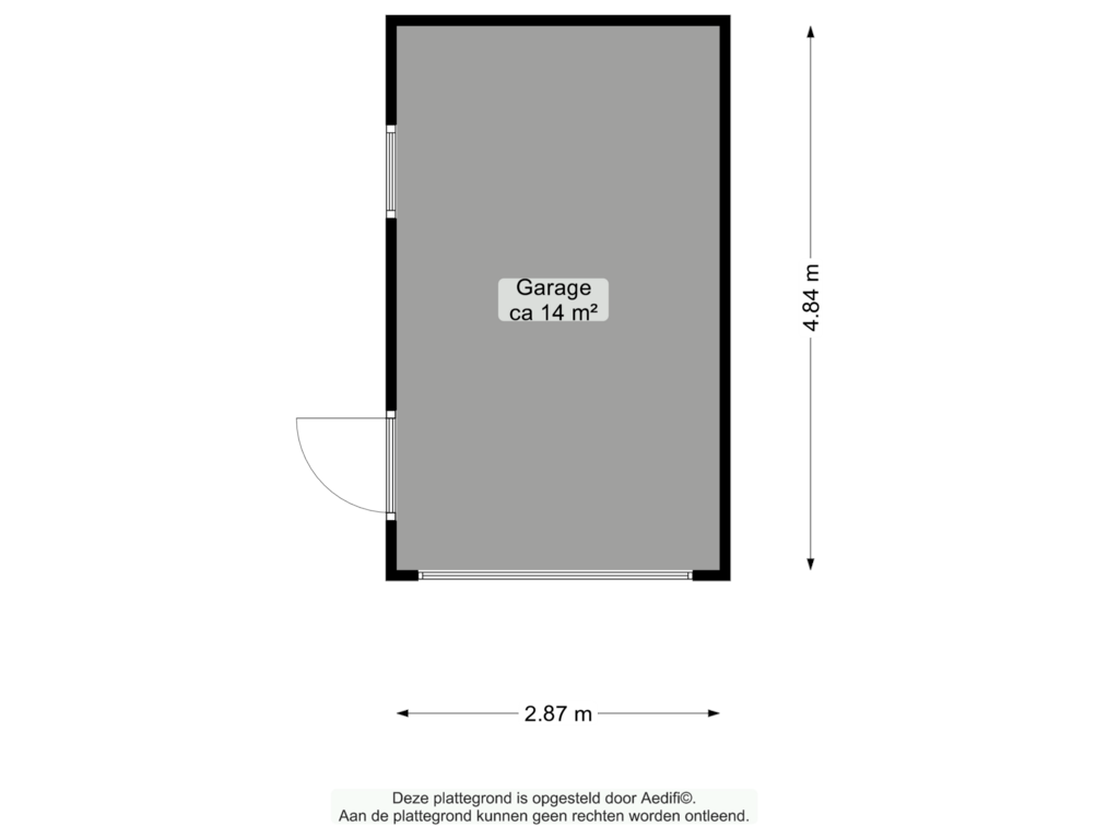 Bekijk plattegrond van Garage van Margrietstraat 4