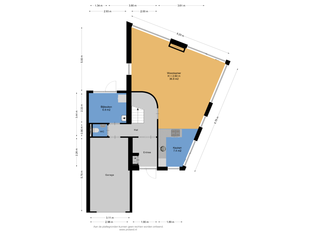 Bekijk plattegrond van Begane Grond van Herweystate 7