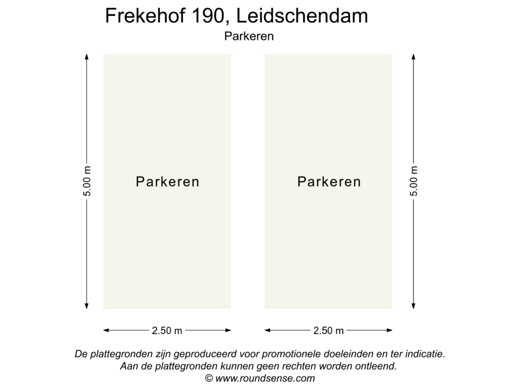 Bekijk plattegrond van Parkeren van Frekehof 190