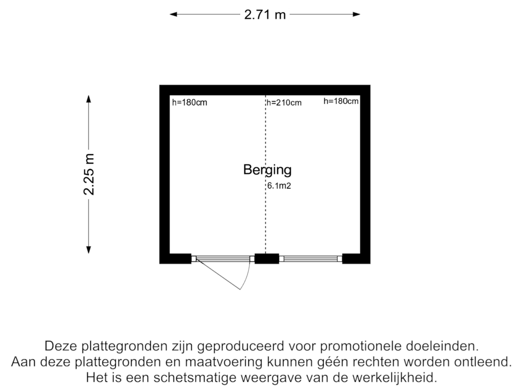 Bekijk plattegrond van Berging van Nieuwe Steeg 8