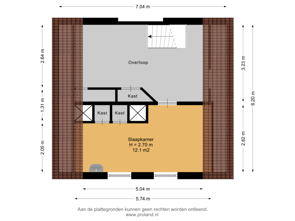 Bekijk plattegrond van 1e Verdieping van Klooster 33