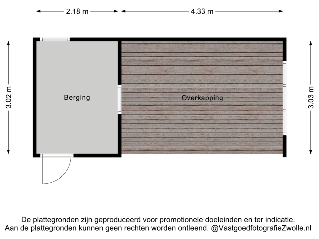 Bekijk plattegrond van Berging van Koningin Anna Paulownastraat 13