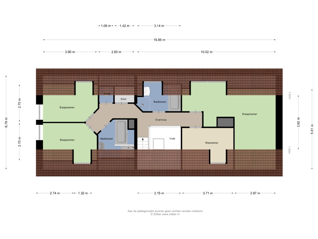 View floorplan of Eerste Verdieping of Rijtvenweg 18