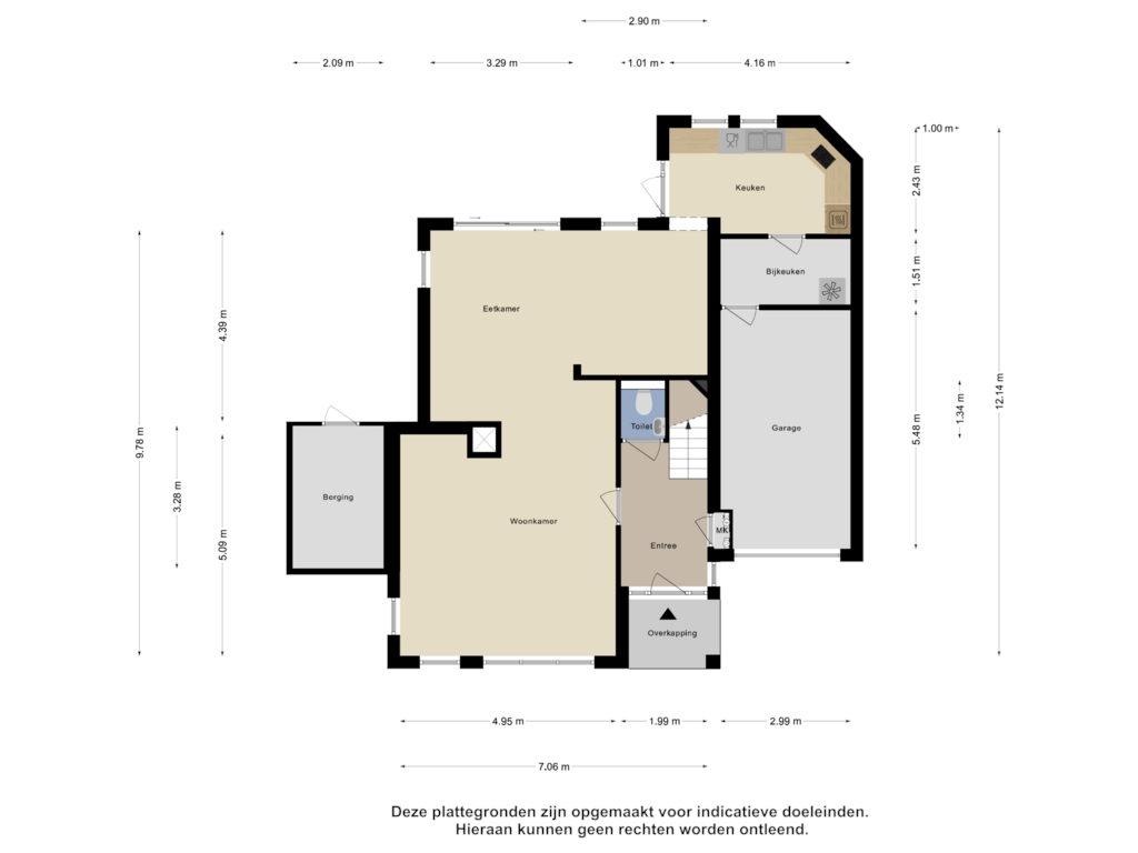 Bekijk plattegrond van Begane Grond van Kloosterstraat 37