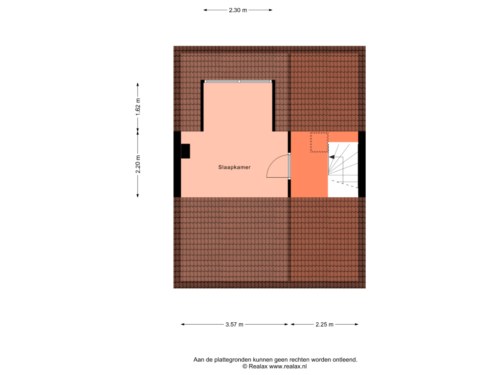 View floorplan of Verdieping 2 of Oude Bocht 25