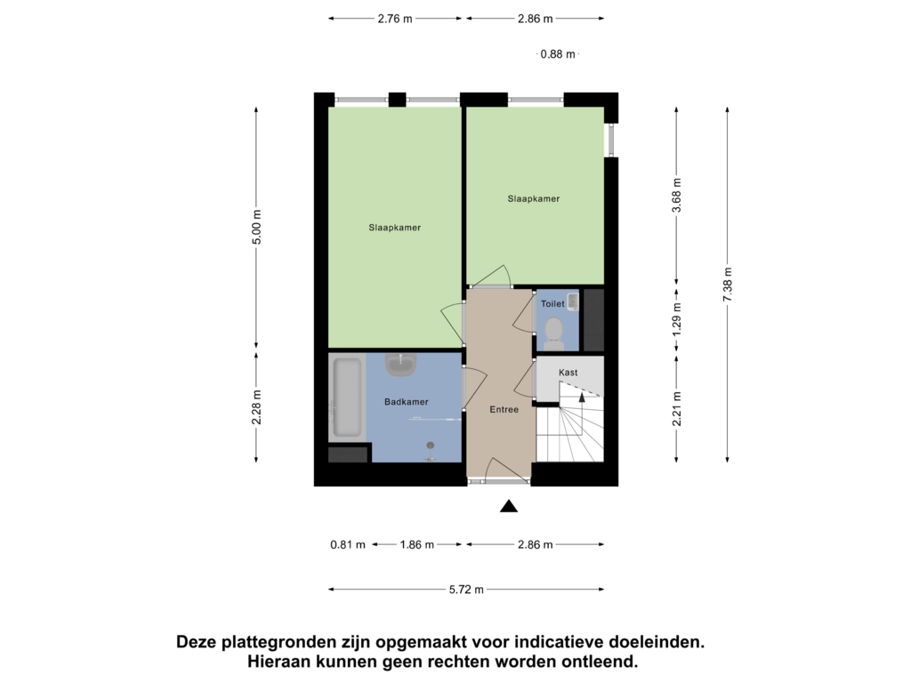 View floorplan of Begane Grond of Argonautenweg 33-B