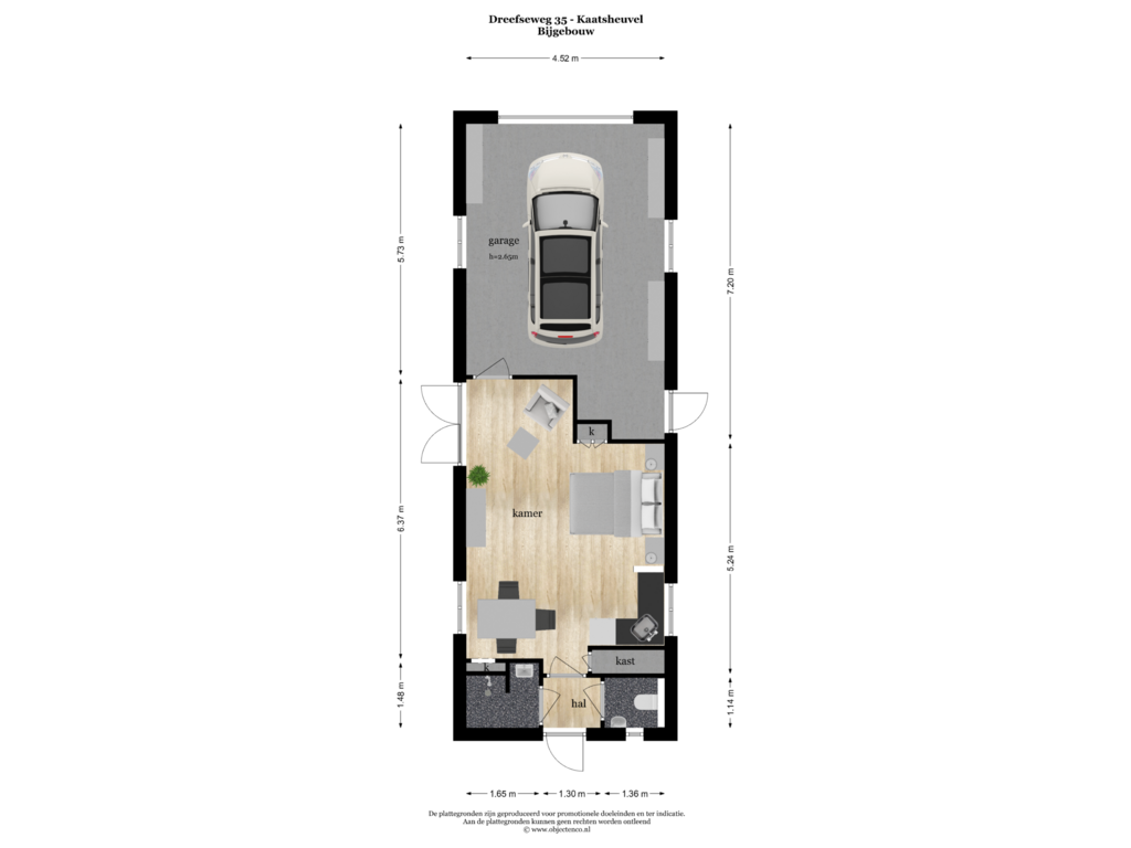 View floorplan of Bijgebouw of Dreefseweg 35